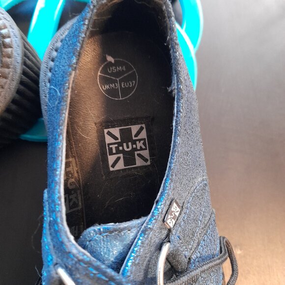 Iconic TUK creepers in metallic blue - Picture 3 of 5